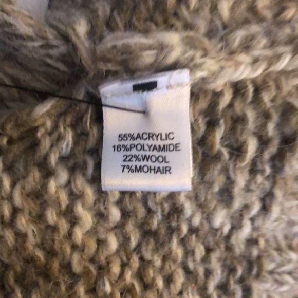 St. John Belted Zip Up Mock Neck Sleeved Cape/Poncho Cardigan XL - Picture 8 of 11